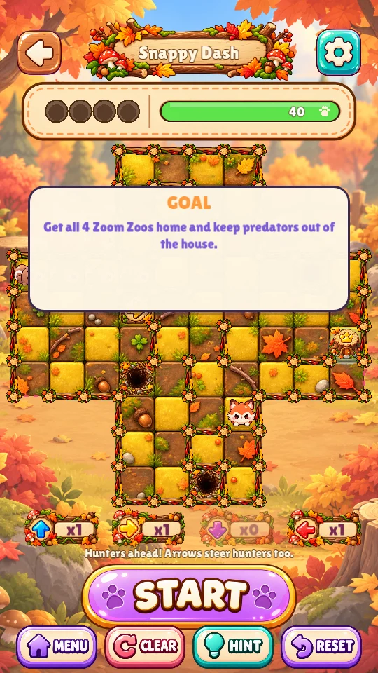 A Autumn Woods puzzle in Zoom Zoom Zoo