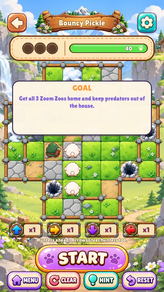 A Mountain Pass puzzle in Zoom Zoom Zoo